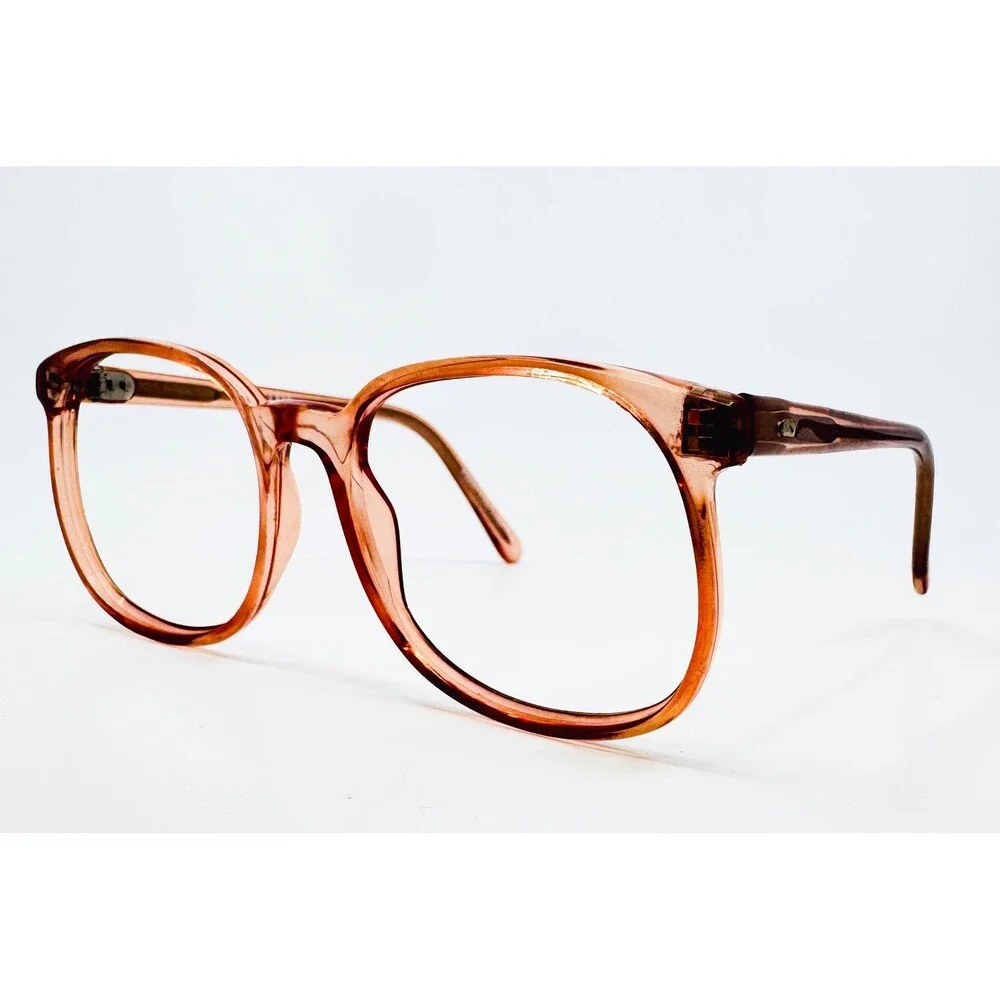 Jenny Eyeglasses Frames Womens Pink Round Full Rim 44-21-125 44mm